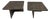 Fossil Stone Nesting Coffee Tables, 1980s, Set of 2 For Sale