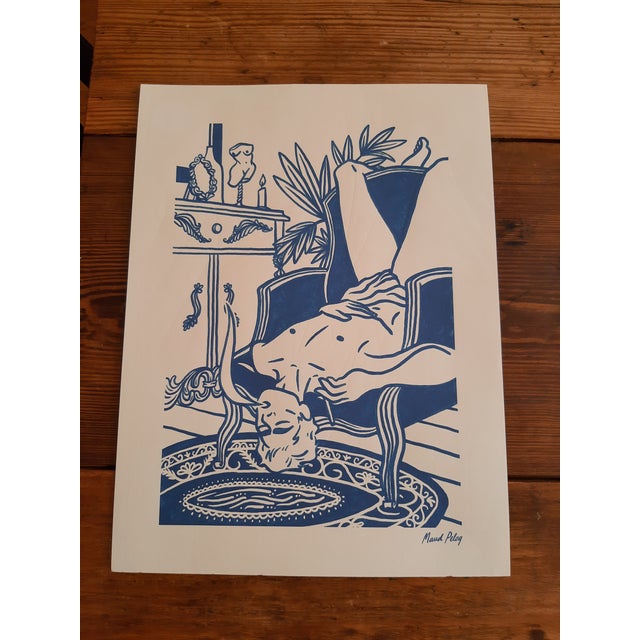 2020s Male Graphic Art French Artist Maud Peloq For Sale - Image 5 of 8