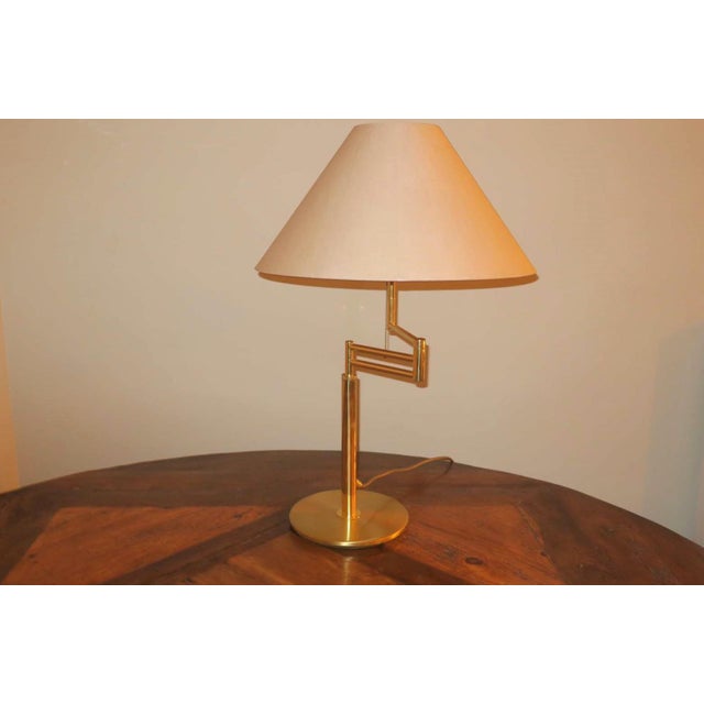 Italian Multi-Adjustable Brass Table Lamp from Relux Milano, 1970s For Sale - Image 13 of 13
