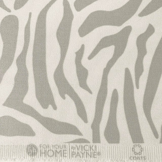 2010s Free Spirit Designer Vicki Payne Gray Zebra African Animal Print Skin Fabric- 8.9 Yards For Sale - Image 5 of 8