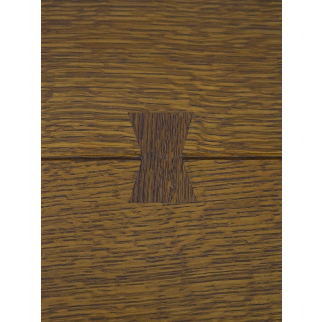 Stickley Mission Oak Arts & Crafts Dining Room Table For Sale - Image 13 of 18