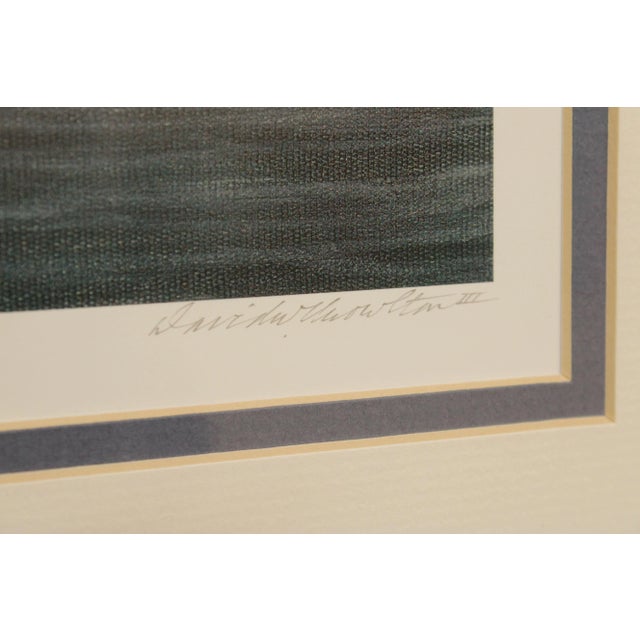 Printmaking Materials David Knowlton 'At the Races' Pencil Signed Offset Lithograph For Sale - Image 7 of 13