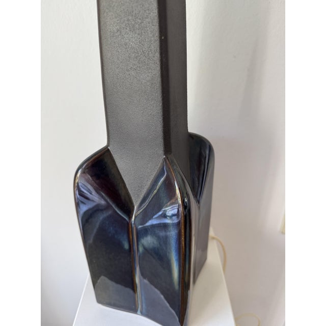 1960s Stoneware Ceramic Table Lamps by Einar Johansen for Søholm Stentøj, 1970s, Set of 2 For Sale - Image 5 of 8