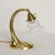 Art Nouveau Lamp Art Nouveau bedside lamp, made 1915/20. Heavy base with beaded rim. Shade swivels 180 degrees....