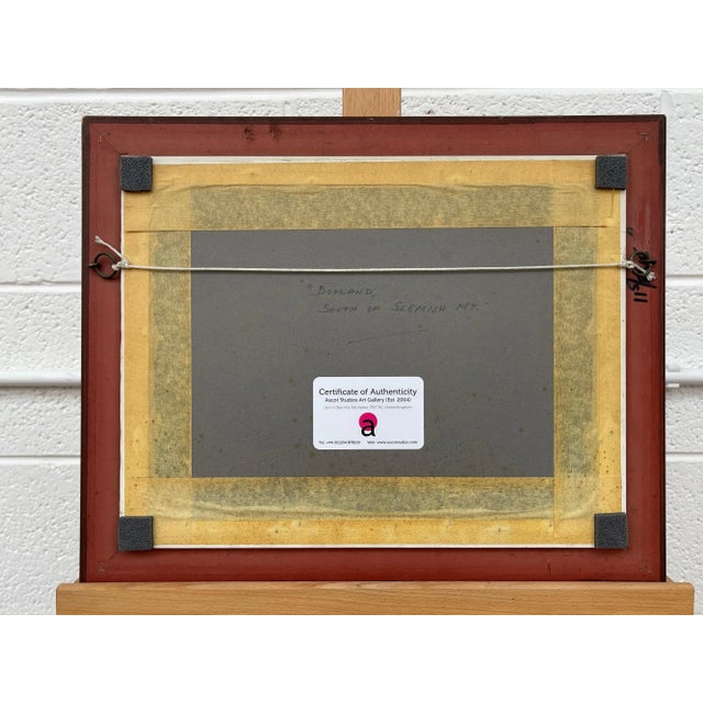 Contemporary Irish Landscape Art - Original Oil Painting Slemish Mountain County Antrim Ireland by Irish Artist, 1990 Circa For Sale - Image 3 of 12