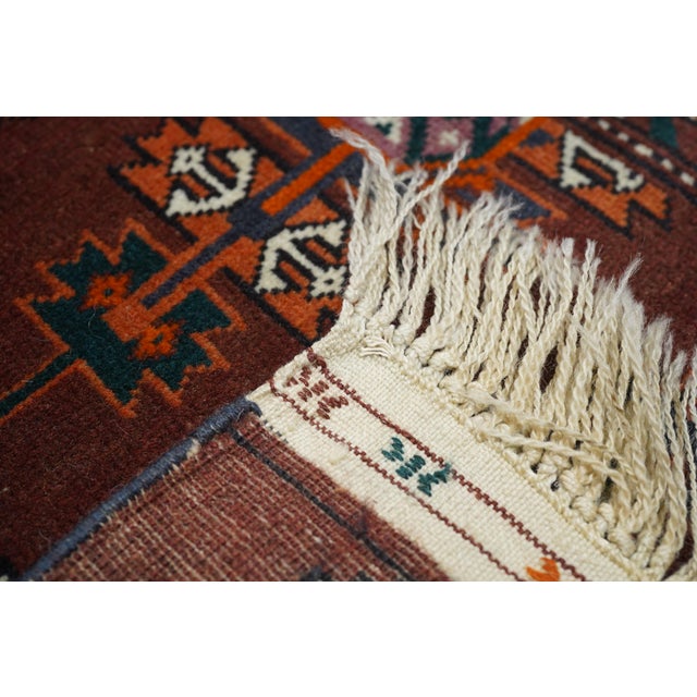 Late 19th Century Antique Turkmen Rug 4'4'' X 6'2'' For Sale - Image 11 of 11