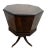 1910s Antique Victorian Table Three Drawers Banded Mahogany Octagon Casters For Sale - Image 5 of 12