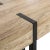Wood Contemporary Console Table in Multi & Brown For Sale - Image 7 of 9