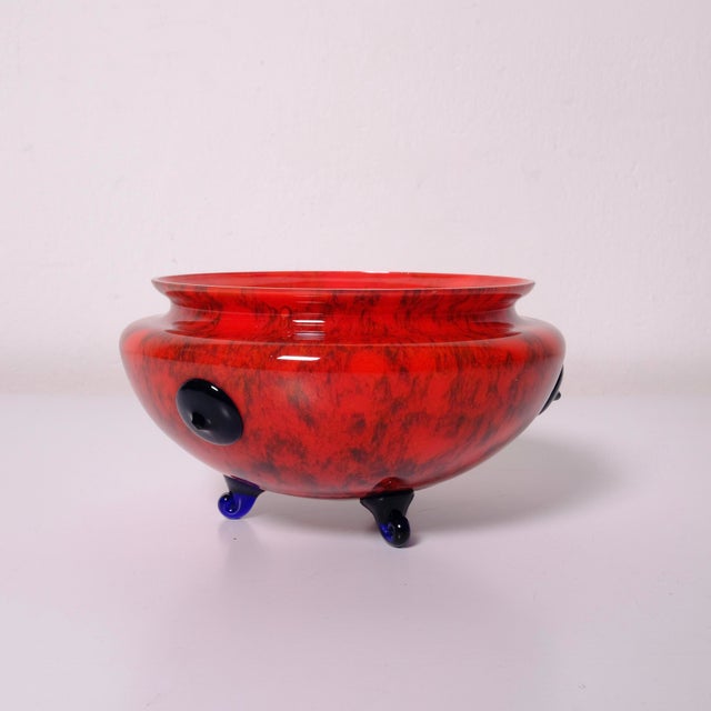 Art Deco Murano Glass Vase, 1990s For Sale - Image 7 of 11