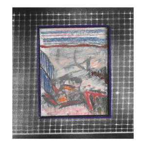 1996 Charles Dudley Mixed Media Landscape