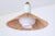 Pendant in Opal Glass, Lamellar Aspen Wood and Brass by Paavo Tynell for Idman, 1950s For Sale - Image 6 of 11
