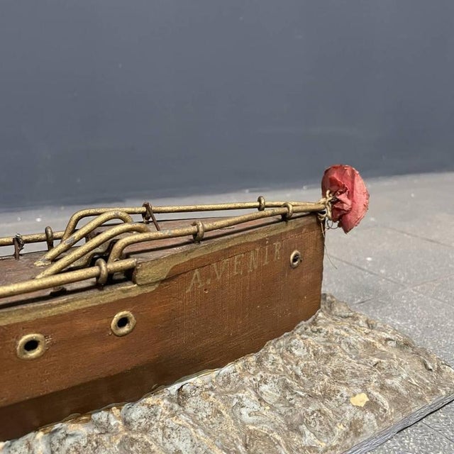 Large Folk Art Steam Ship, 1920s For Sale - Image 17 of 18