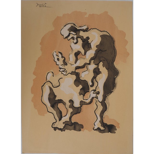 Jacques Lipchitz, The Torture, Original Lithograph For Sale