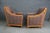 Pair Art Deco Style Maple Upholstered Lounge Chairs For Sale - Image 10 of 11