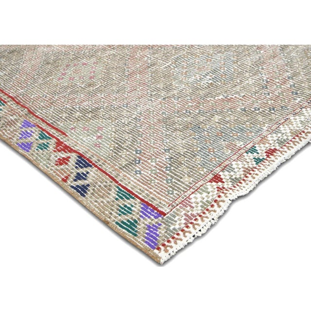 Traditional 1950s Turkish Kilim For Sale - Image 3 of 6