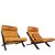 Ueli Berger for De Sede Model Ds-80 Cognac Leather Lounge Chairs Pair, 1960s, Set of 2 For Sale - Image 3 of 8