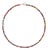 Birthstone October Tourmaline Gold Bead Necklace For Sale