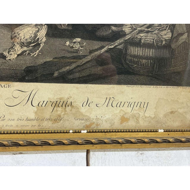 Greuze, The Village Bridal Woman, 1800s, Engraving on Paper For Sale - Image 3 of 11