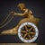 Empire Mantel Clock with Putto in Chariot by Thiery À Paris For Sale - Image 10 of 11