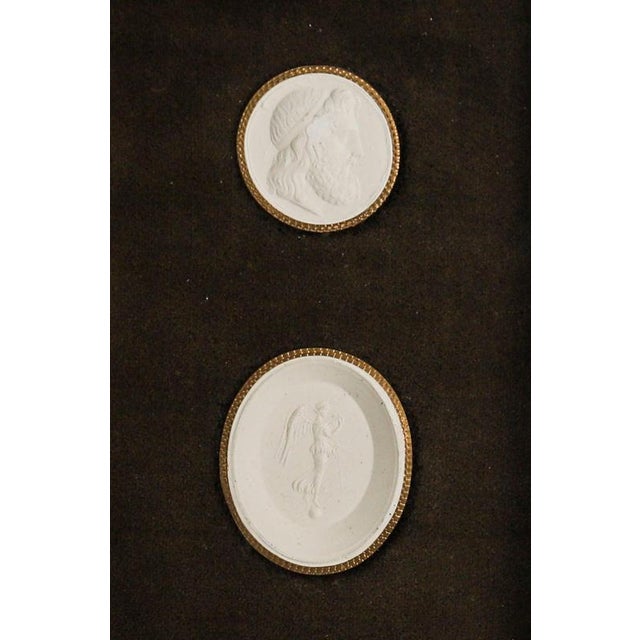 Antique Framed Collection of Grand Tour Classical Intaglios, 1800s For Sale - Image 4 of 7