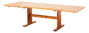 Scandinavian Drop-Leaf Pine Shaker Dining Table, 1960s