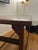 Rustic Antique Solid Hard Wood Table 31 Inches Tall For Sale - Image 3 of 11