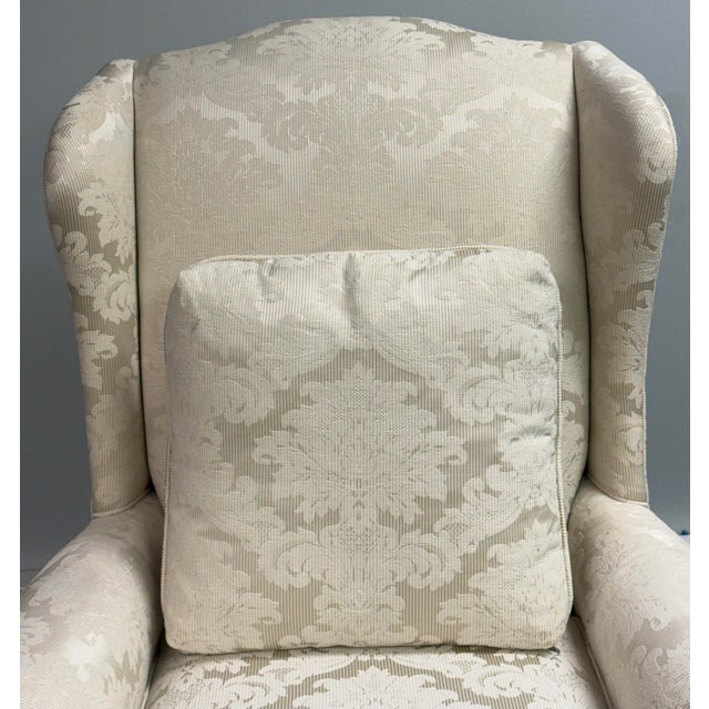 Late 20th Century Masterfield Furniture Wingback Chairs - A Pair For Sale - Image 11 of 12