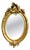 Large Rococo French Oval Gilt Wall Mirror, 1860 For Sale