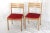 Mid-Century Modern Mid-Century Modern Light Wood and Red Set of 2 Chairs From the 1960s For Sale - Image 3 of 12