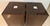 Vintage Pair Cube End Tables With Macassar Ebony Veneer Lacquered & Polished Silver Metal Accents For Sale In Miami - Image 6 of 8
