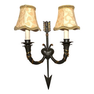 Antique Neo-Gothic Style Wall Sconce, 1890s For Sale