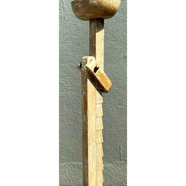 Vintage Patinated Extendable Floor Lamps - A Pair For Sale - Image 4 of 12