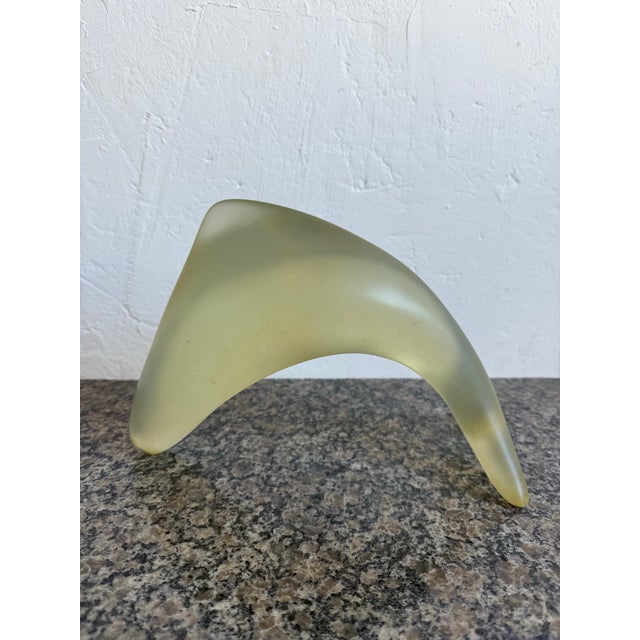 Brazilian mid-century acrylic sculpture of a jumping fish circa 1960s.