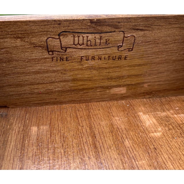 Mid 20th Century White Furniture Bedroom Set of 3 For Sale - Image 15 of 18