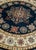 Turkish Oriental Hand Knotted Round Rug 8' x 8' #17101 For Sale - Image 3 of 8