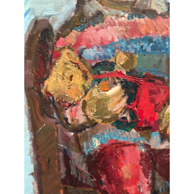 Bertil Wahlberg, Portrait of a Child, 1950s, Oil on Canvas, Framed For Sale - Image 10 of 18