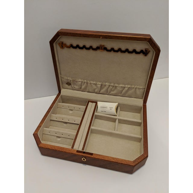 Italian Agresti Briarwood Jewelry Box Chairish