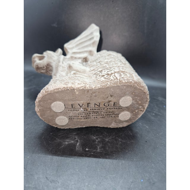 Vintage Levenger Ceramic Gargoyle Pen/Instrument Holder For Sale - Image 4 of 4