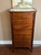 Antique French Chest of Drawers Semainier Louis XVI White Marble Mahogany c1900. Direct from France, a beautiful antique...