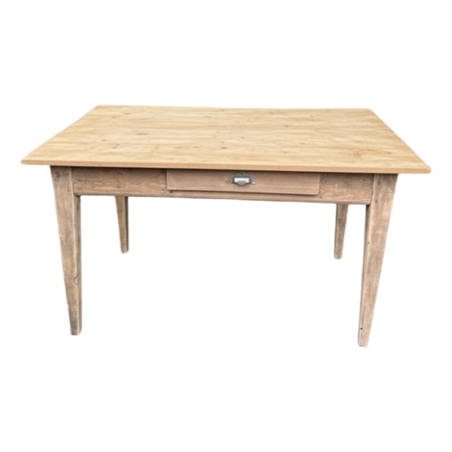 Country-Style Table with Two Drawers, 1930s For Sale