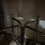 Vintage Chrome Dining Table With Geometric Glass Top For Sale - Image 4 of 6
