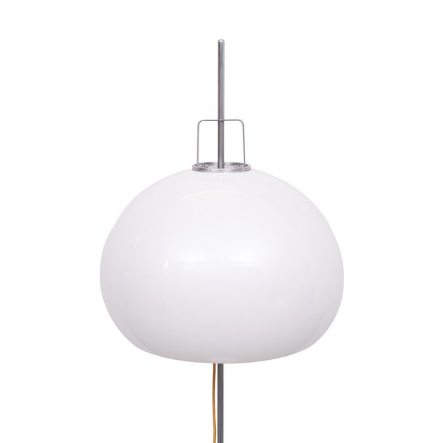 1960s Lucerna Floor Lamp in Chrome-Plated Steel by Guzzini for Meblo, 1960s For Sale - Image 5 of 14