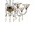 Elegant Romantic Murano Glass Chandelier With Floral Accents For Sale - Image 6 of 6