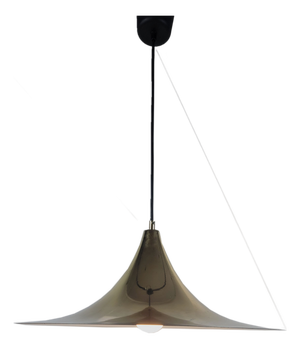Gold Hanging Lamp, 1970s