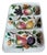 1950s Italian Hand Painted Fruit Serving Platter Ceramic For Sale