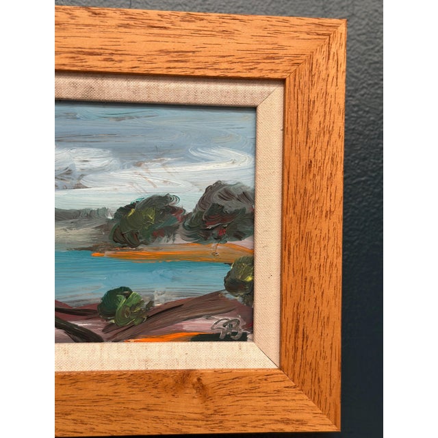 Göran Brunius, Coastal Landscape, 1960s, Oil on Panel, Framed For Sale - Image 5 of 15