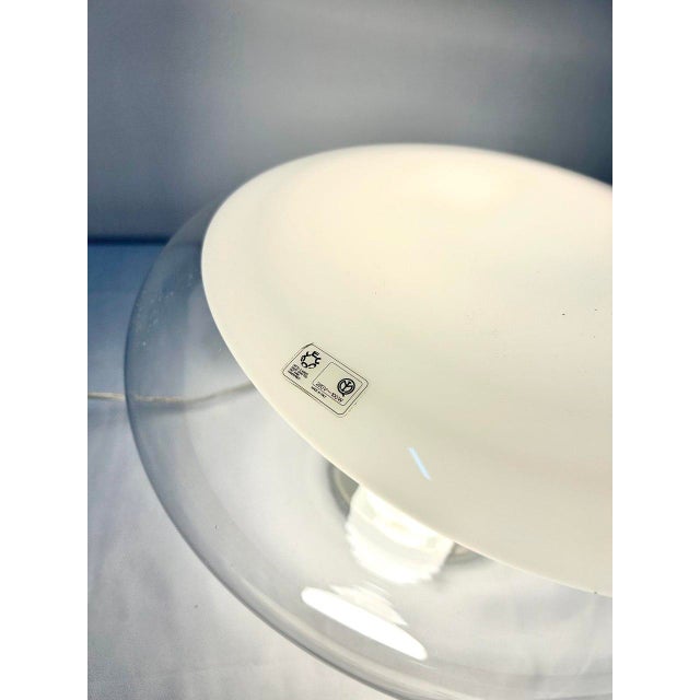 Glass Gill Ceiling Lamp by Roberto Pamio for Leucos, 1960s For Sale - Image 7 of 9