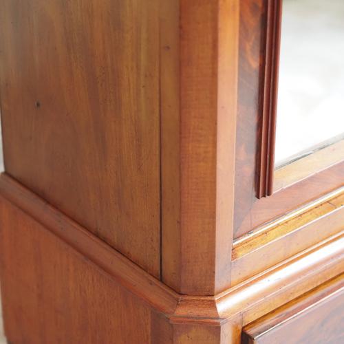 Louis-Philippe Mirrored Cabinet in Mahogany, 1860 For Sale - Image 15 of 18