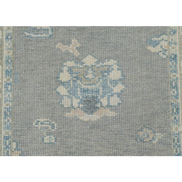 2010s Turkish Oushak Rug 3'1" x 12'3" For Sale - Image 5 of 10