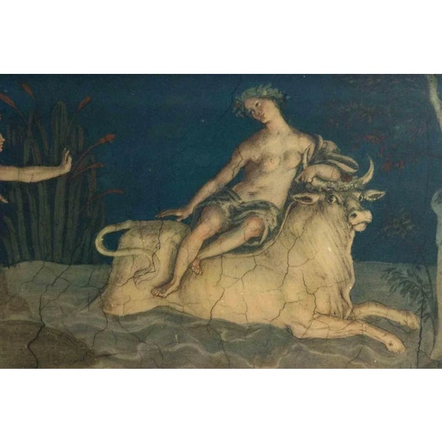 After Baldassarre Peruzzi, Neoclassical Scene, Lithograph, Early 20th Century For Sale - Image 4 of 5